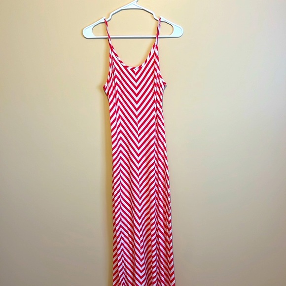 L Marineblu Maxi Summer Dress Spaghetti Straps Dressy Comfy SpaceFit Relax Type - Picture 5 of 6